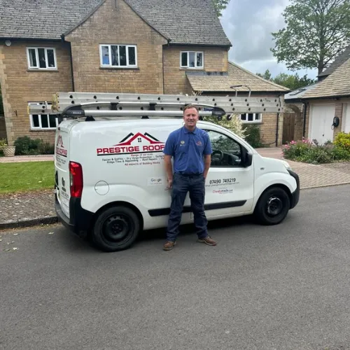 Jesse Shaw, owner of Prestige Roofing